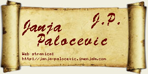 Janja Paločević vizit kartica
